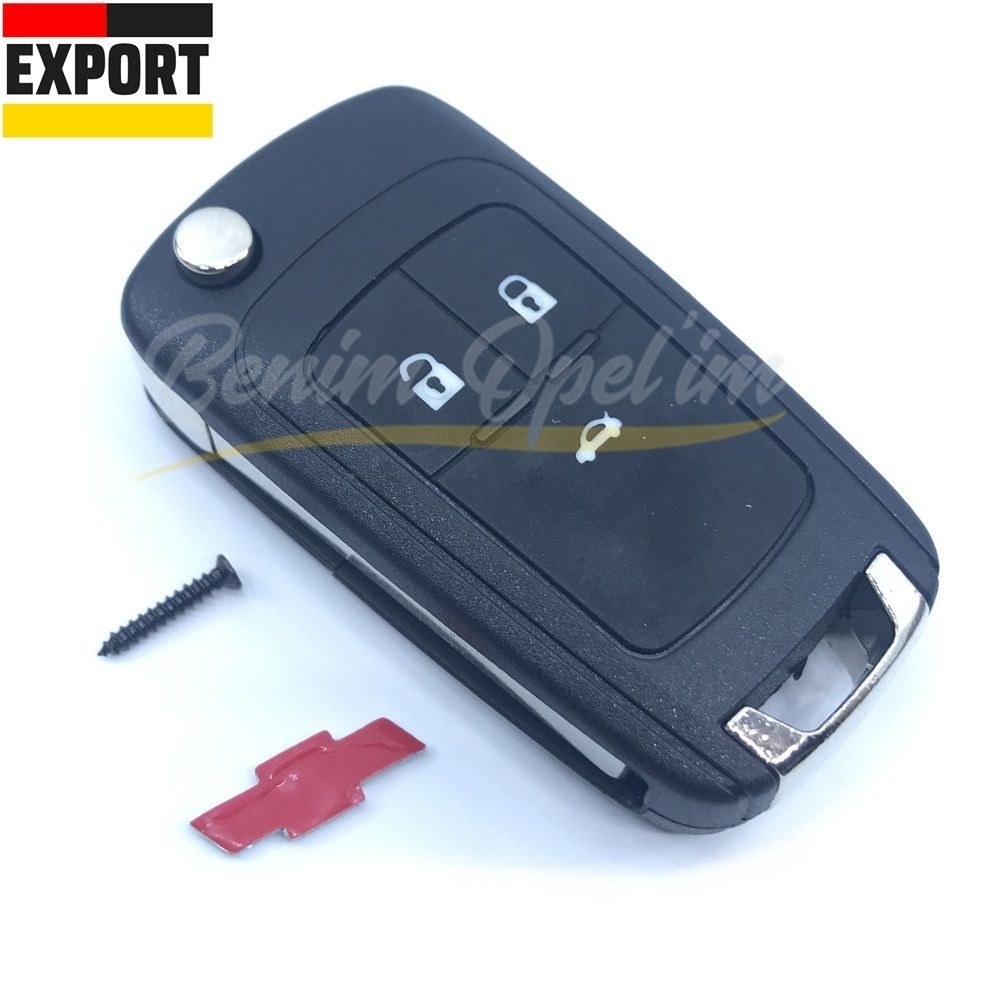 Product Code : 13504197E - Chevrolet Cruze Folding Switchblade Key Case Black 1st Class Quality 13504197