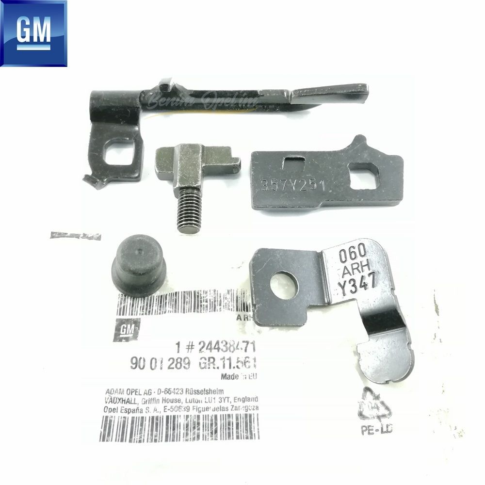 Opel Corsa B, Astra G Front Bumper Mounting Kit GM Genuine 9001289 - 24438471