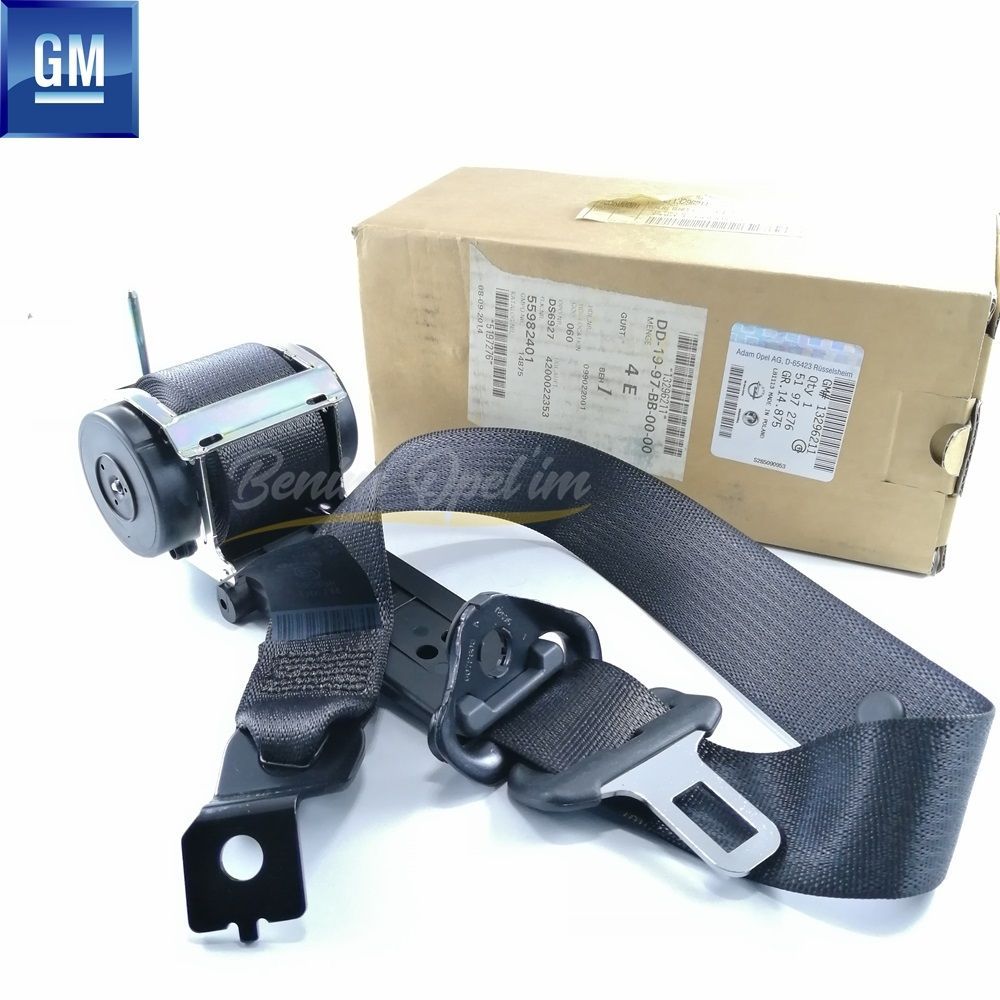 Product Code : 5197276 - Opel Astra H Long Left Front Seat Belt Black (Ey) GM Genuine 5197276 - 13296211