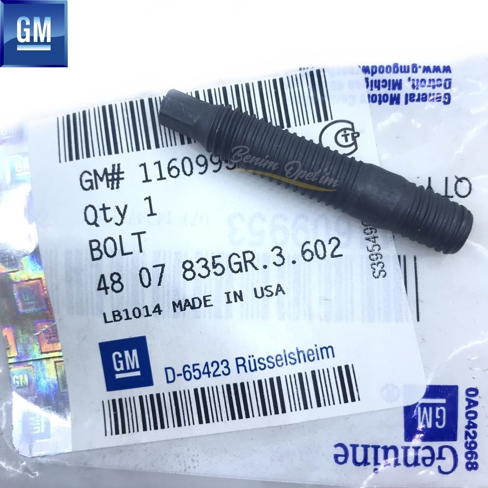 Exhaust Manifold Stud Bolt M8 Chevrolet Captiva, Cruze, Trax, Opel Antara, Astra J K, Insignia A B, Meriva B, Mokka, Zafira C GM Genuine 4807835 - 11609953