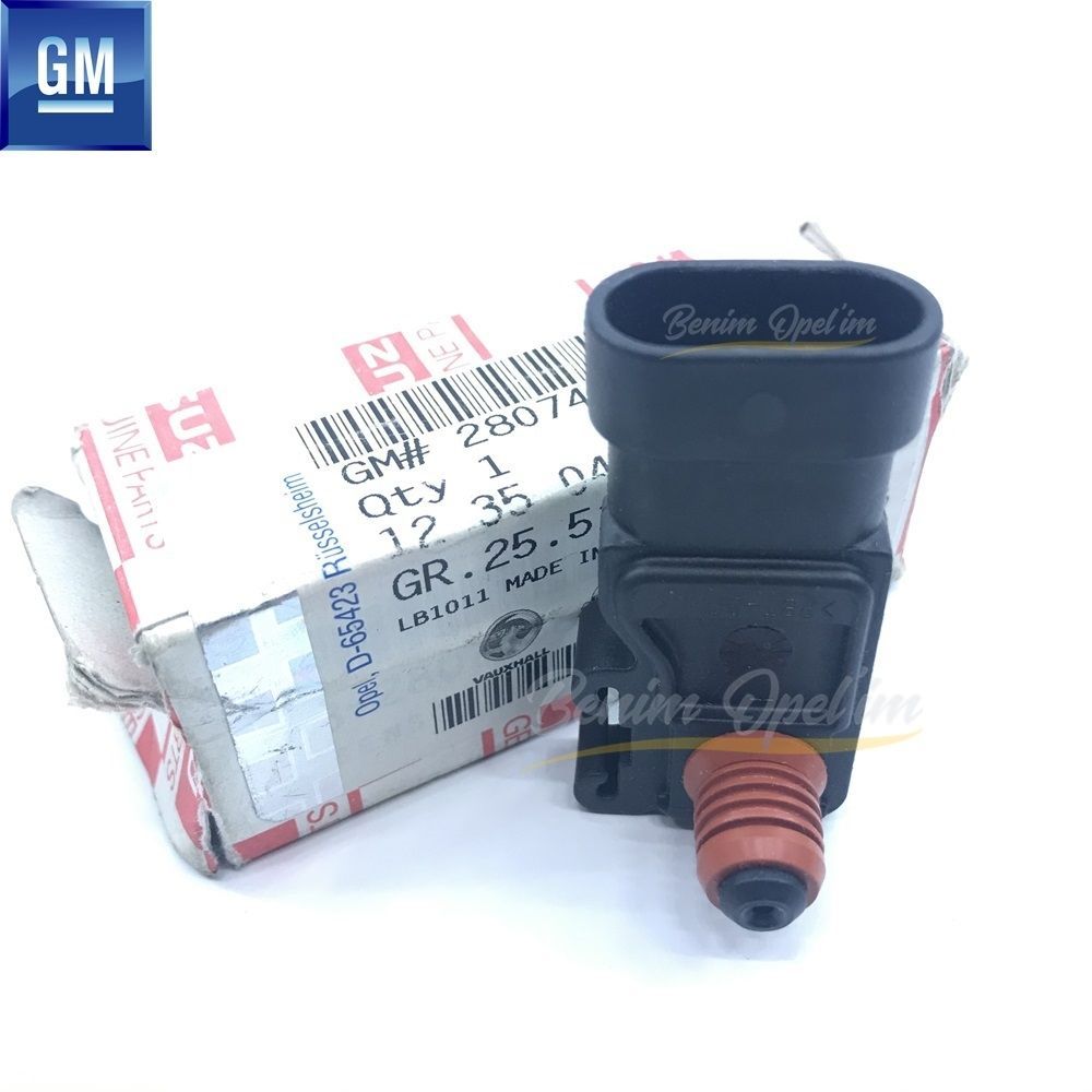 Intake Manifold Map Pressure Sensor Opel Astra G H, Corsa C, Meriva A, Vectra B C, Zafira A B, Frontera B GM Genuine 1235046 - 28074365