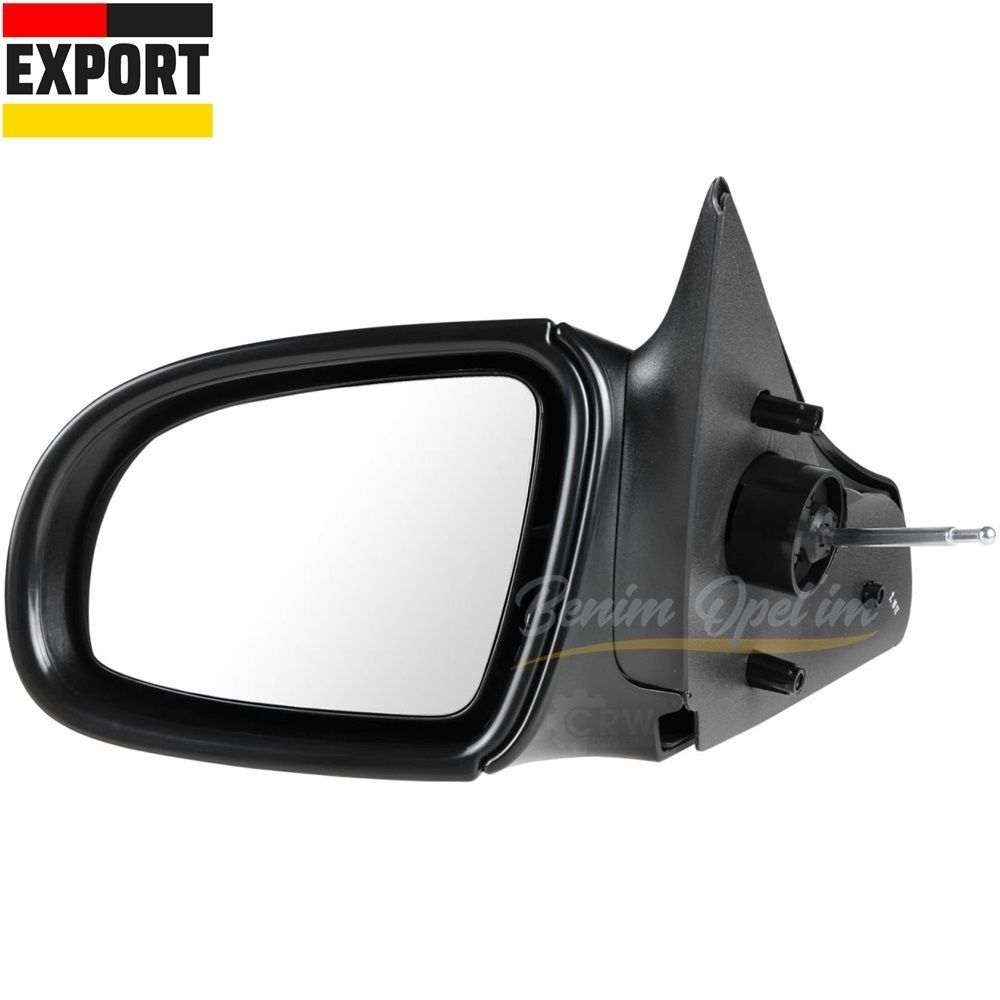 Opel Corsa B Complete Manual Left Exterior Rear View Mirror Black 1st Class Quality 1427440