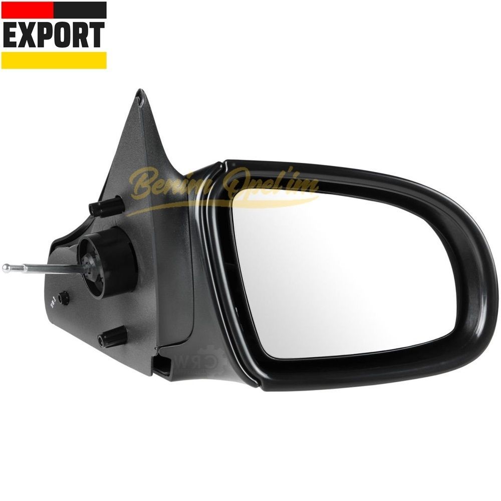 Opel Corsa B Complete Manual Right Outside Rear View Mirror Black 1st Class Quality 1427442