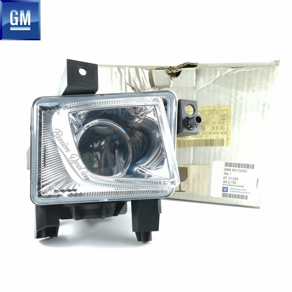 Product Code : 6710026 - Opel Vectra C Complete Right Front Fog Lamp (Halogen) GM Genuine 6710026 - 93172405