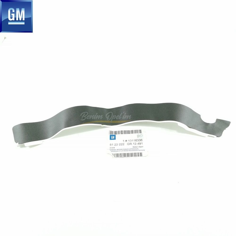 Opel Zafira A Right Rear Door Bottom Band Black (Exterior) GM Genuine 5122222 - 13116336