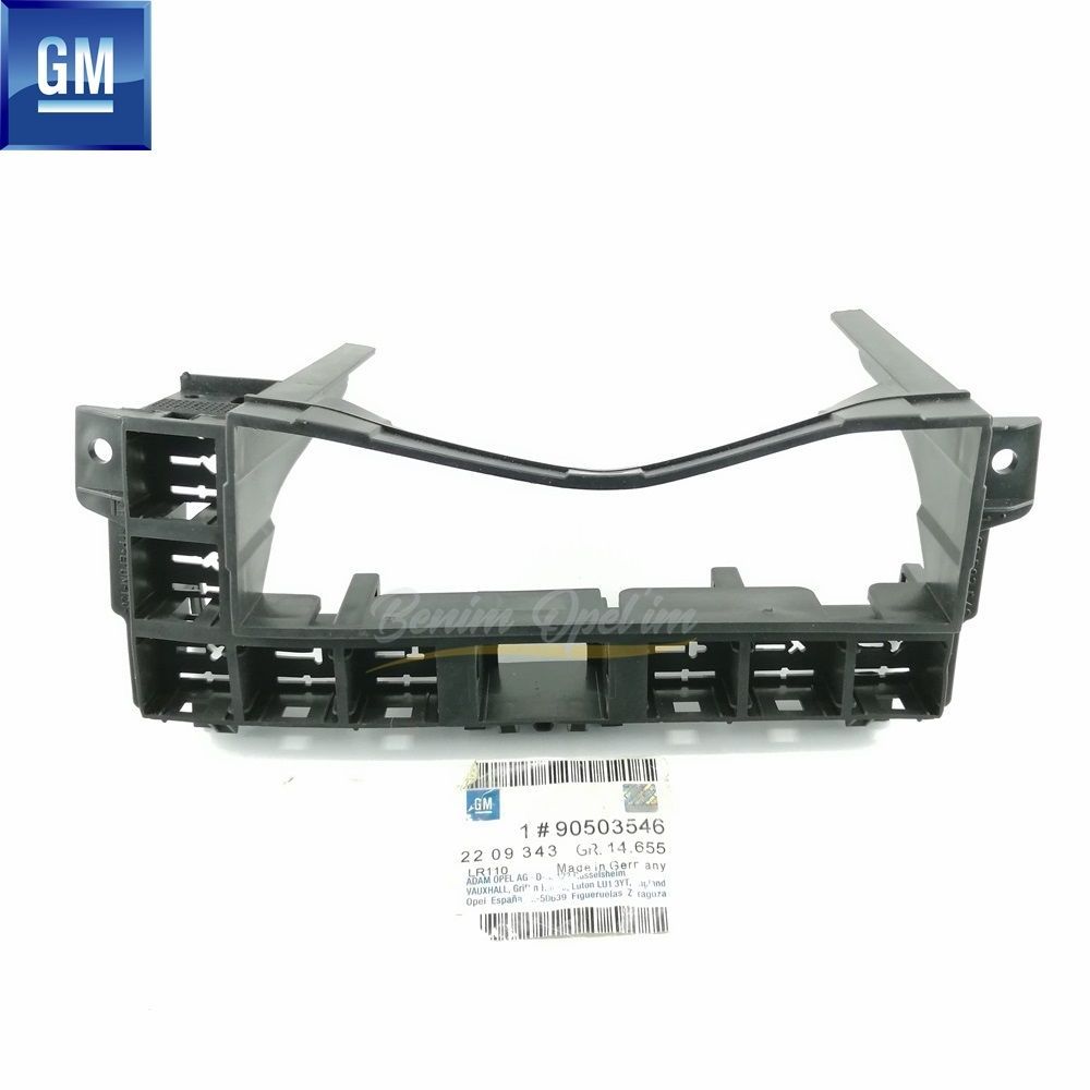 Opel Vectra B Front Centre Chest Instrument Panel Bezel (Plate) GM Genuine 2209343 - 90503546