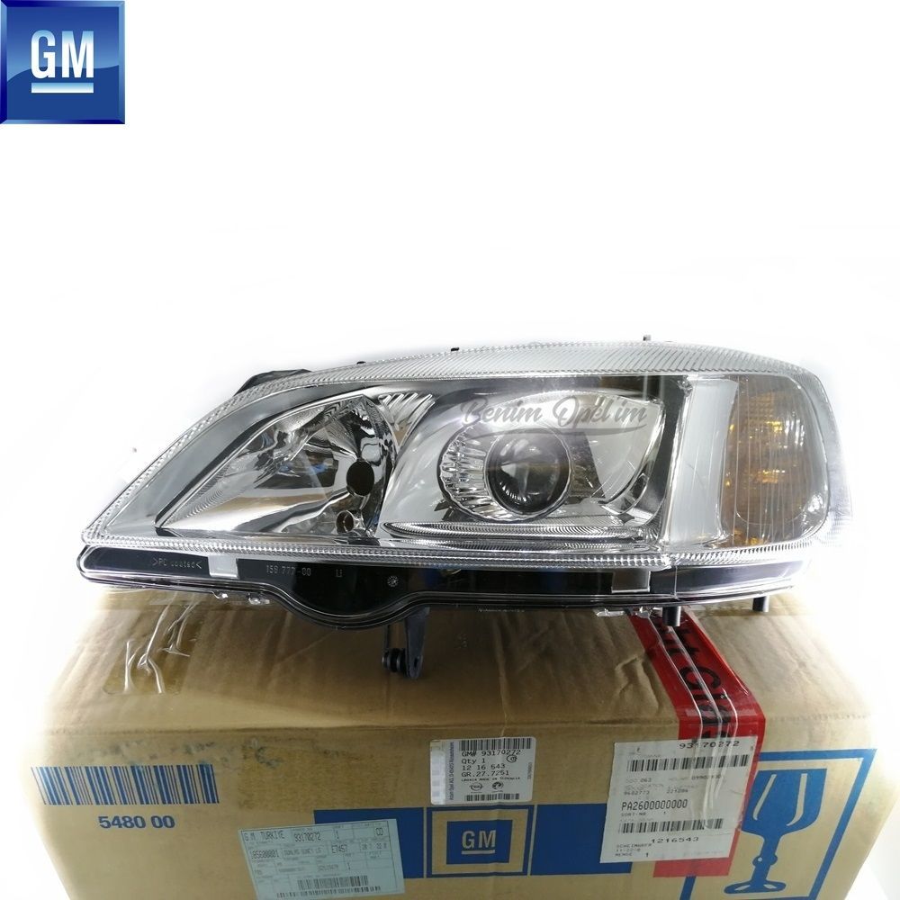 Product Code : 1216543 - Opel Astra G Complete Xenon Left Headlamp (Undimmed) GM Original 1216543 - 93170272