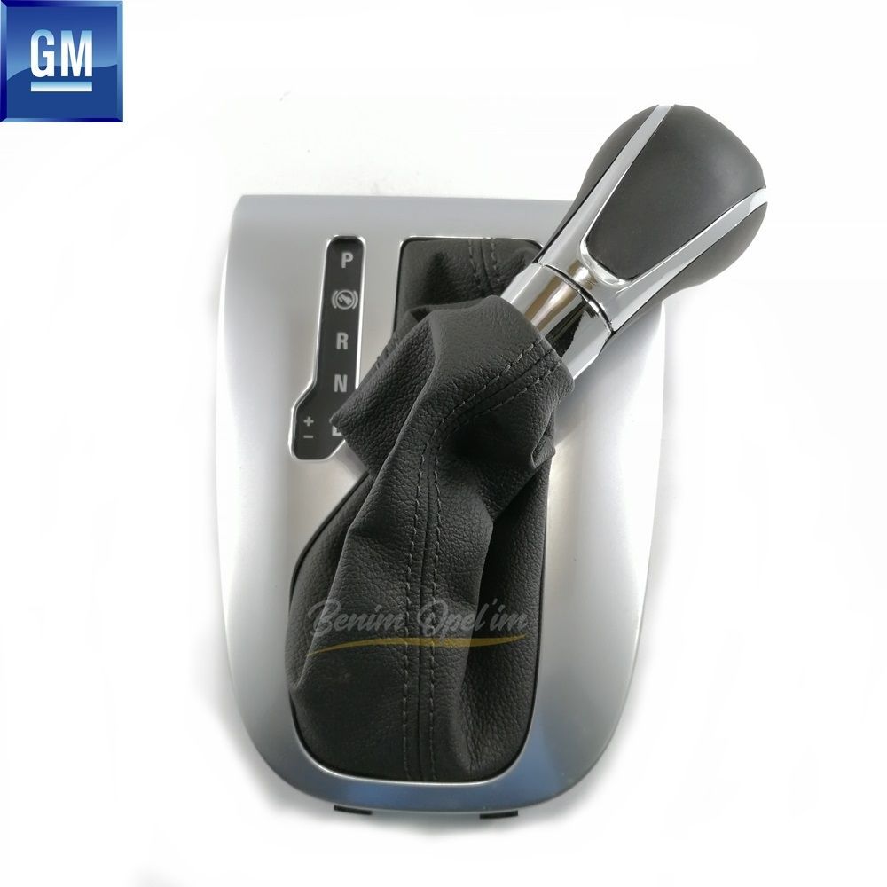 Product Code : 784041 - Opel Astra J Automatic Gear Shift Lever Panel with Knob and Bellows Matte Grey GM Genuine 784041 - 13349800 - 13349800