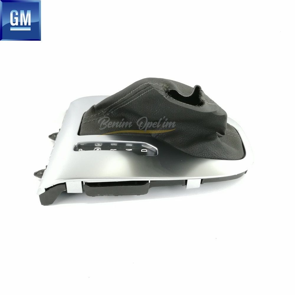 Opel Astra J Gtc, Cascada Gusseted Automatic Gear Shift Lever Panel Matte Grey GM Original 13468755 - 784112