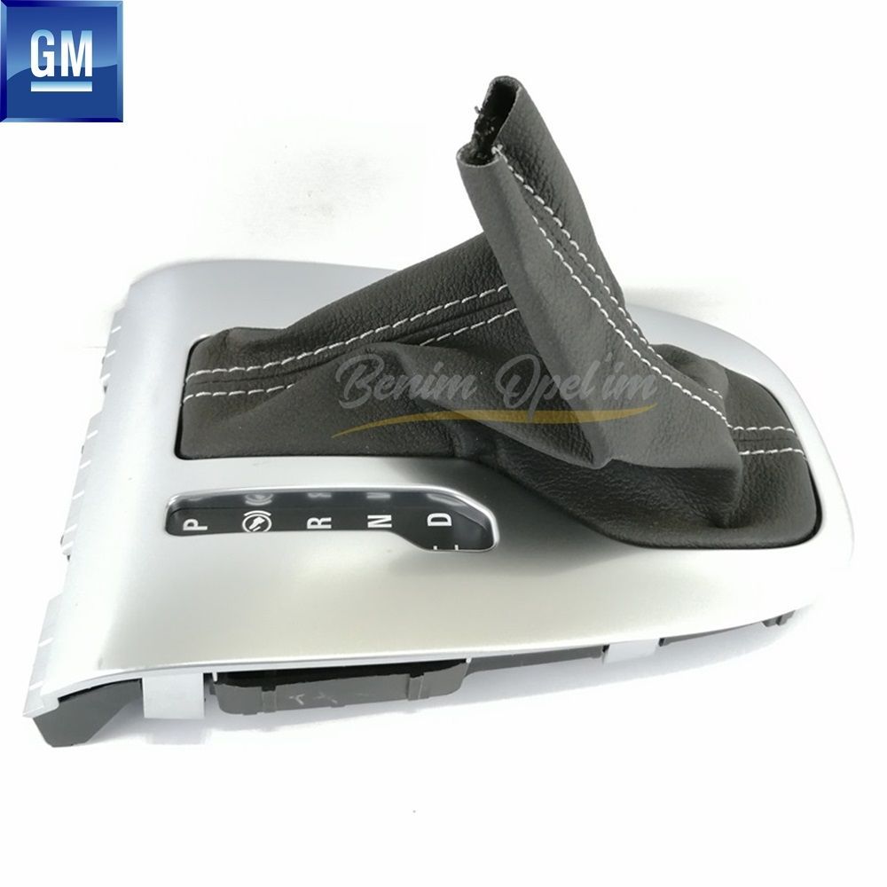 Opel Astra J Gusseted Automatic Gear Shift Lever Panel Matte Grey GM Original 784041X - 13349800