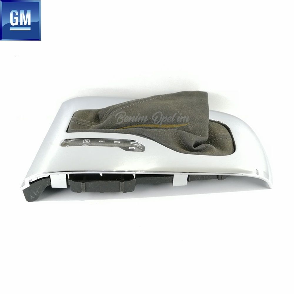 Product Code : 784030 - Opel Astra J Gusseted Automatic Gear Shift Lever Panel Chrome GM Genuine 784030 - 13345965 - 13345965