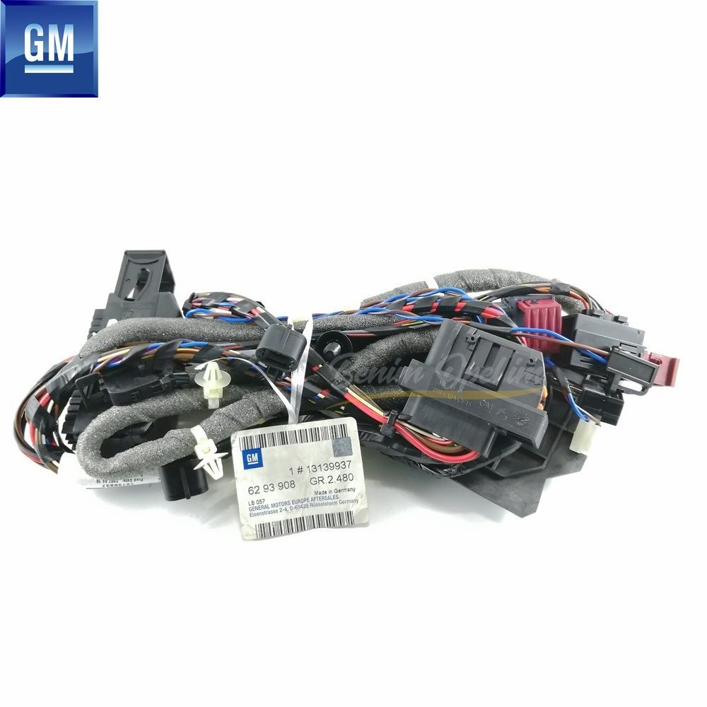 Product Code : 6293908 - Opel Vectra C, Signum Complete Left Front Door Wiring Harness (DRT) GM Genuine 6293908 - 13139937