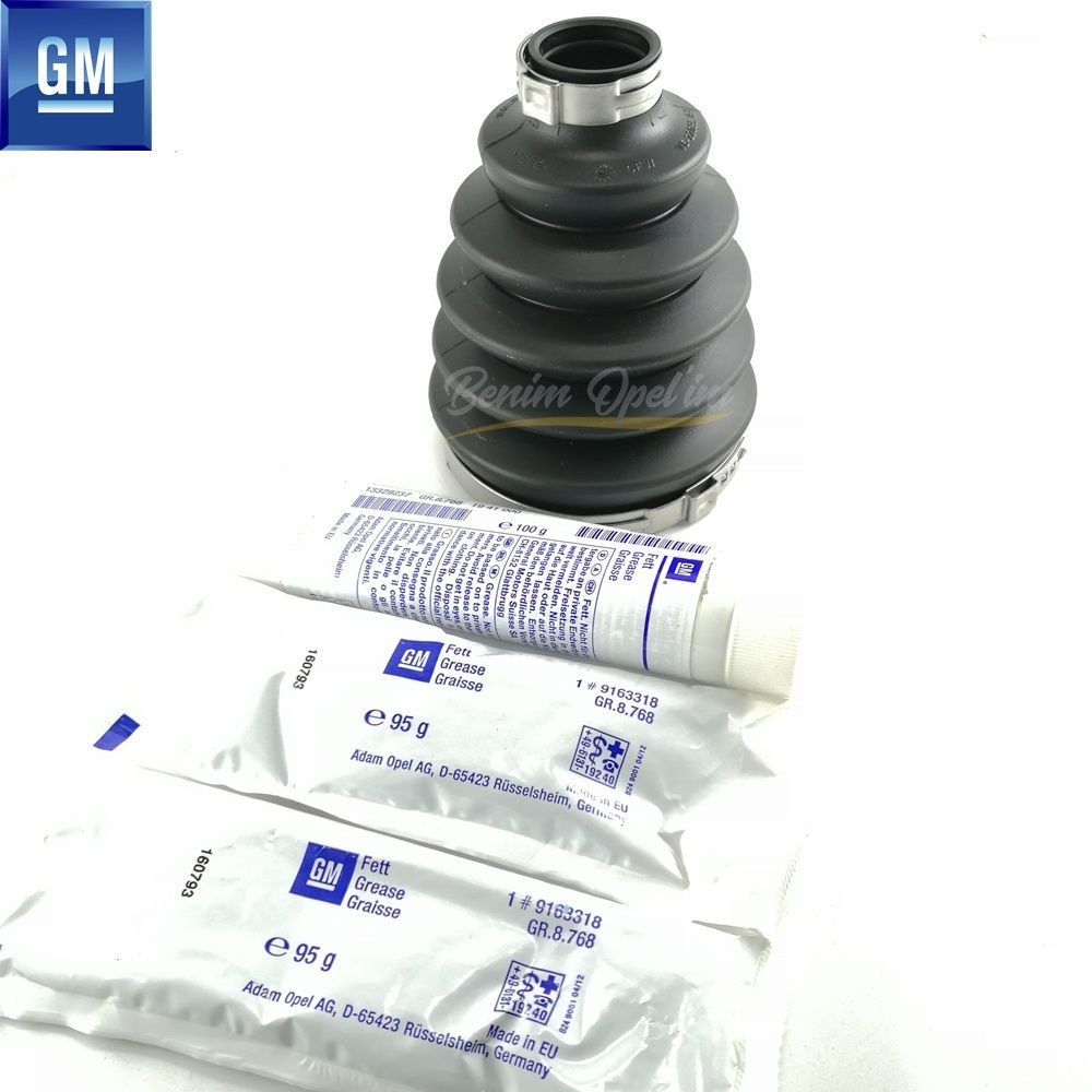 Product Code : 93185258 - Automatic Shift Complete Inner Axle Boot Kit 1.9 Diesel Opel Astra H, Vectra C, Zafira B GM Original 93185258 - 1603284