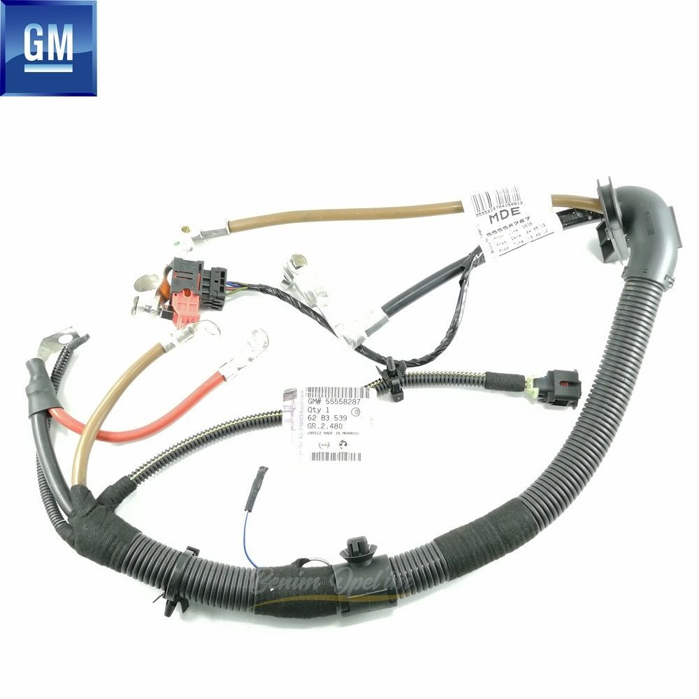 Opel Combo C Complete Left Rear Tailgate Wiring Harness (K9X) GM Genuine 6290951 - 9231441