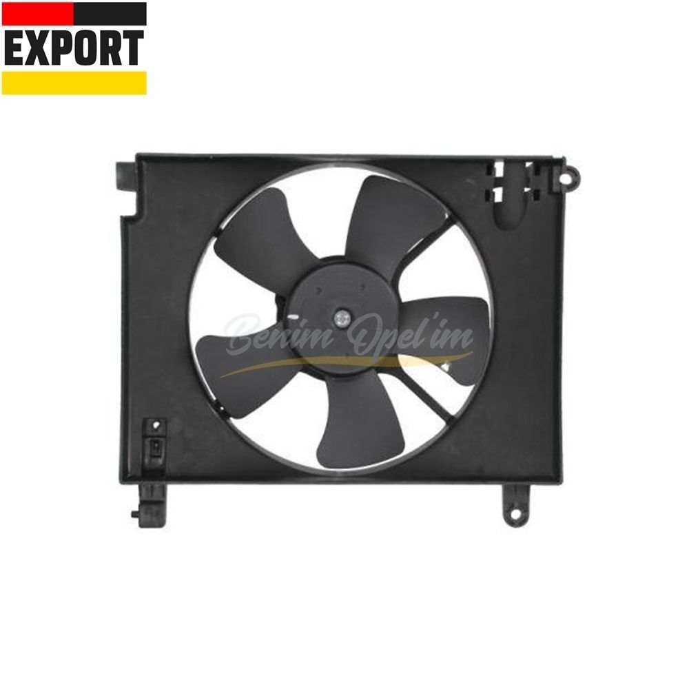 Product Code : 96536638K - Complete Radiator Fan Motor with Hood 13V 1.2 (FE) Chevrolet Aveo T250/T255, Kalos 1st Class Quality 96536638