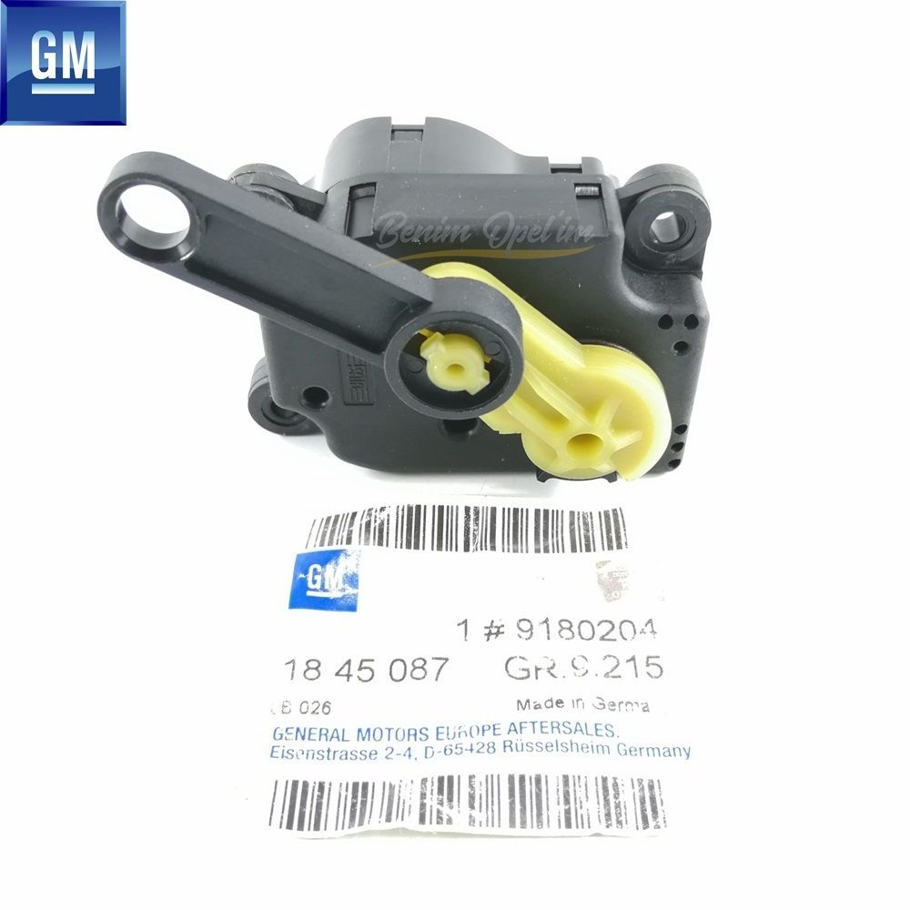 Product Code : 1845087 - Opel Vectra C, Signum Servo Motor Right Flapper Motor GM Genuine 1845087 - 9180204