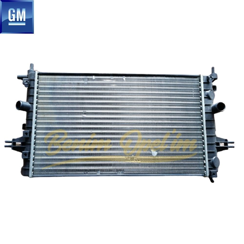 Opel Astra H, Zafira B Water Radiator Z16XEP, XER (Xg1) Engine Manual Gear GM Genuine 1300266 - 13145211 - 13145211