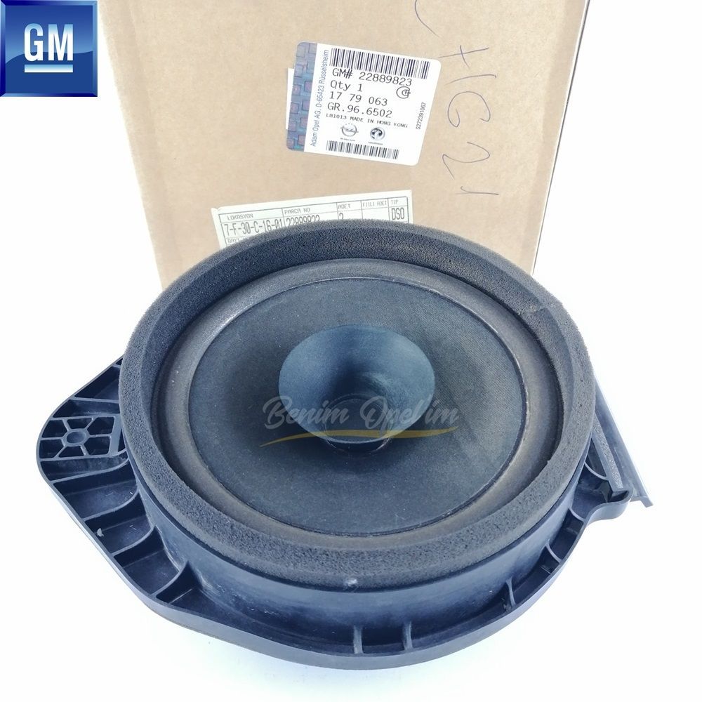 Rear Door Speaker 20W (UW6/U65/U66) Right Left Compatible Chevrolet Aveo T300, Cruze, Trax, Opel Astra J, Mokka GM Genuine 1779063 - 22889823