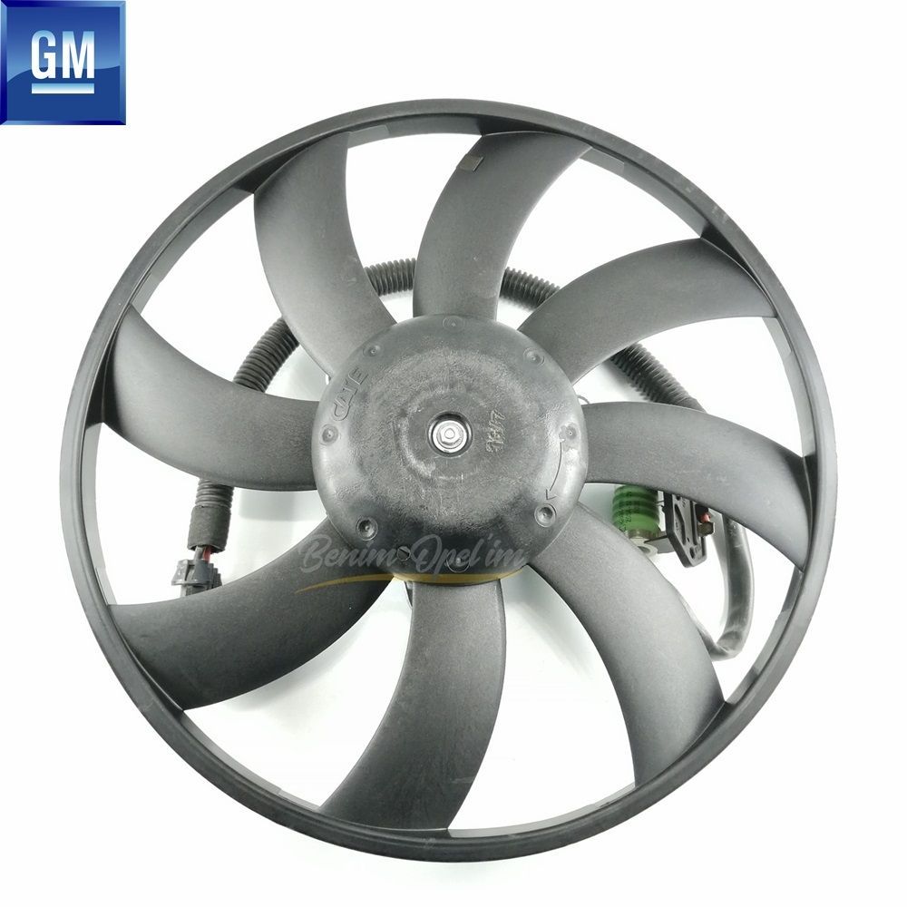 Opel Meriva A Complete Pull Radiator Fan Motor 1.3/1.6/1.7 (2006 And After) GM Original 1341374 - 13148302