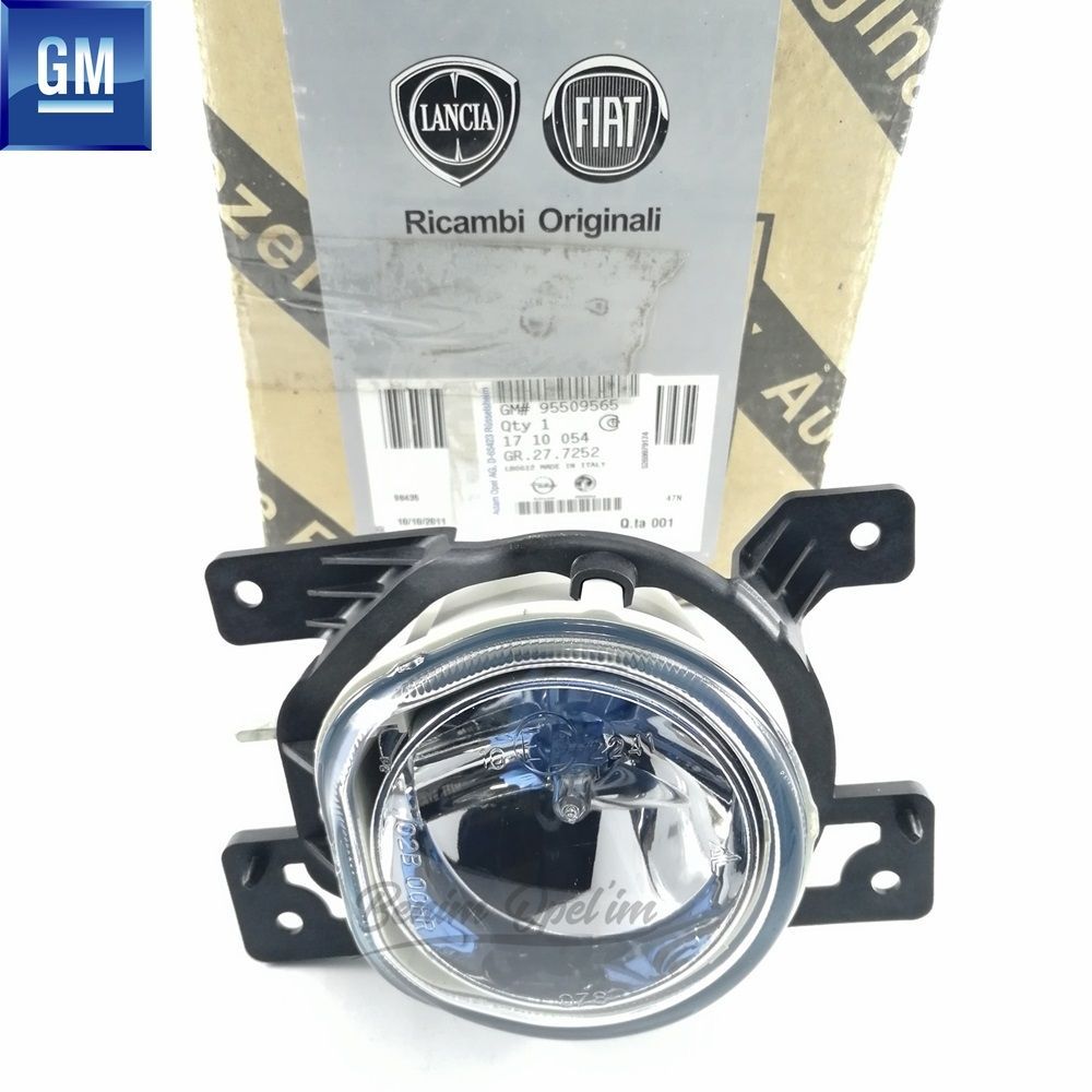 Fiat Doblo, Opel Combo D Complete Right Front Fog Lamp 12V GM Original 1710054 - 95509565 - 95509565