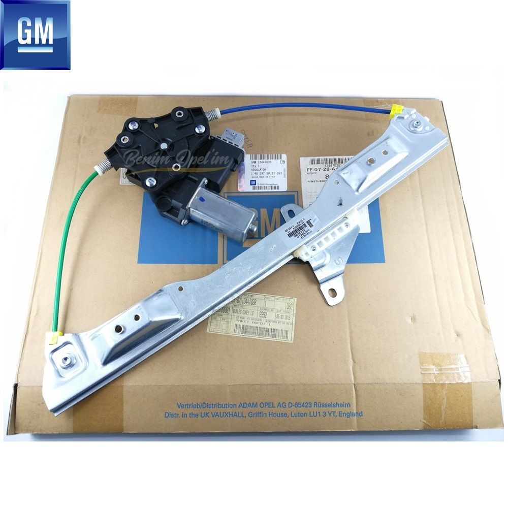 Product Code : 140397 - Opel Corsa D, Corsa E Complete Left Front Door Power Window Jack GM Genuine 140397 - 13447038