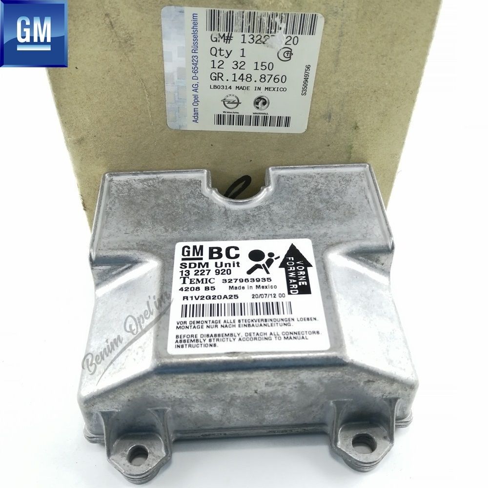 Opel Astra H Airbag Control Unit (BC) GM Genuine 1232150 - 13227920