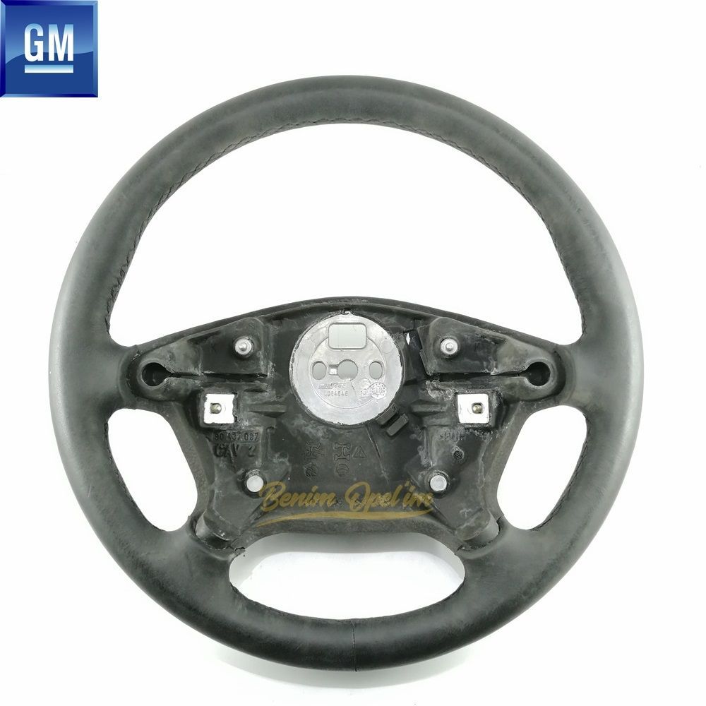 Product Code : 913065 - Opel Vectra B Four-spoke Steering Wheel Black Leather GM Genuine 913065 - 90437087