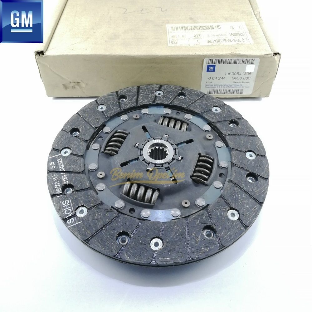 Clutch Pad 1.5/1.7 Diesel (Y6) Opel Corsa B, Combo B, Tigra A GM Genuine 664244 - 90541306