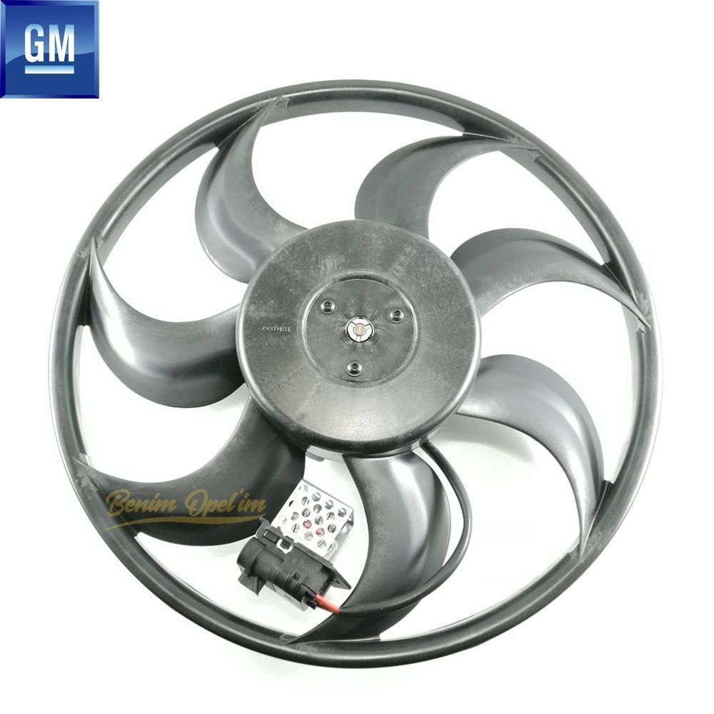 Opel Astra G, Zafira A Pull Radiator Fan Motor X14XE, Z14XE, P, X16XEL, Z16XE GM Genuine 1341344 - 24431825