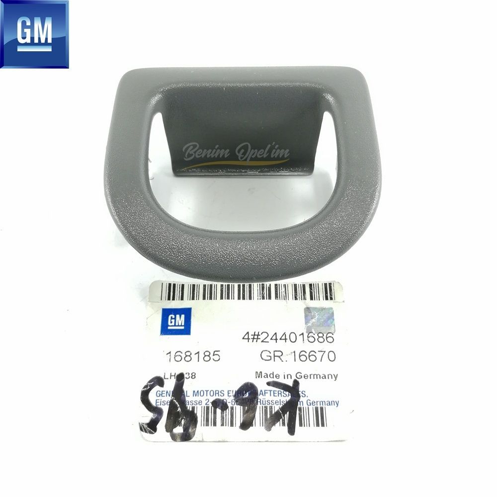 Product Code : 168185 - Opel Corsa C Rear Seat Backrest Lock Frame Dark Grey GM Genuine 168185 - 24401686