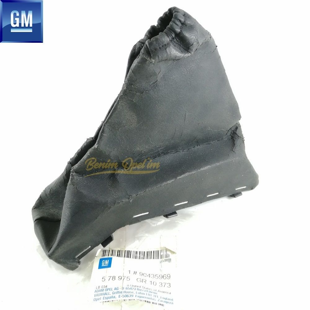 Product Code : 578975 - Opel Omega B Faux Leather Hand Brake Boot Black GM Genuine 578975 - 90435969