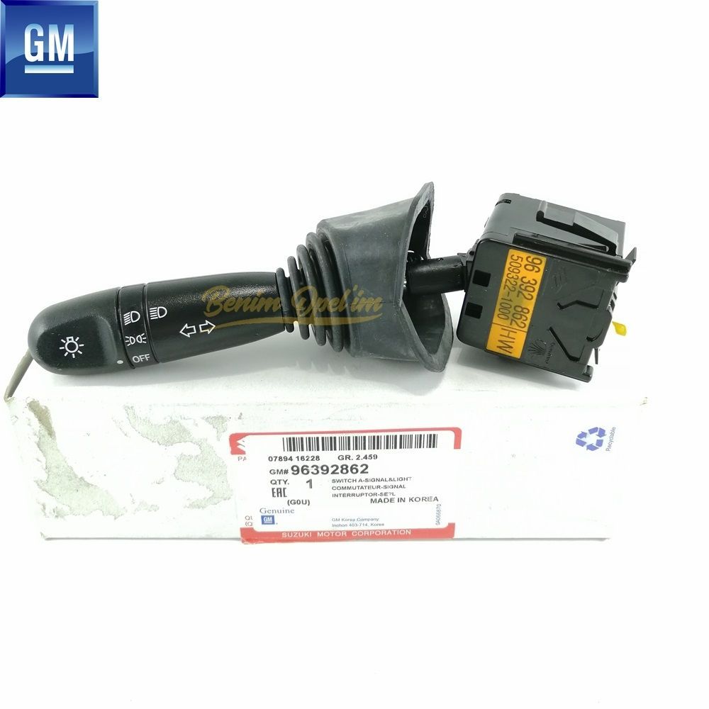 Product Code : 96392862 - Chevrolet Lacetti J200 Fogless Headlight Control And Signal Handle Black (Hw) GM Original 96392862 - 509322