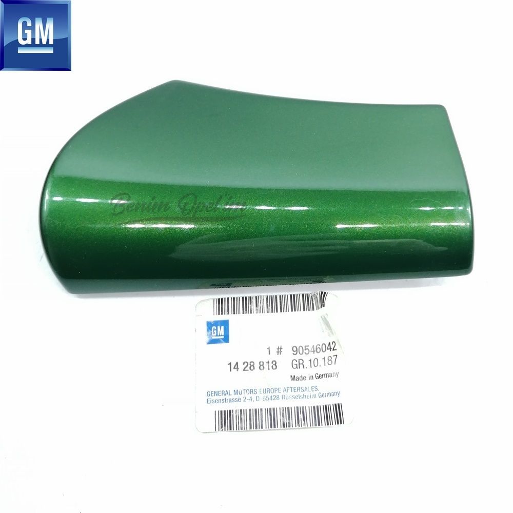 Product Code : 1428818Y - Opel Vectra B Right Outside Rear View Mirror Lower Cover Green Painted GM Genuine 1428818Y - 90546042