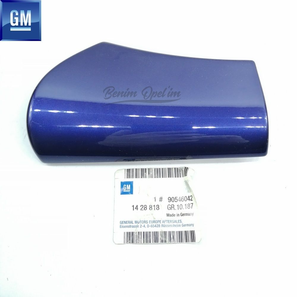 Product Code : 1428818M - Opel Vectra B Right Outside Rear View Mirror Lower Cover Dark Blue Painted GM Genuine 1428818M - 90546042