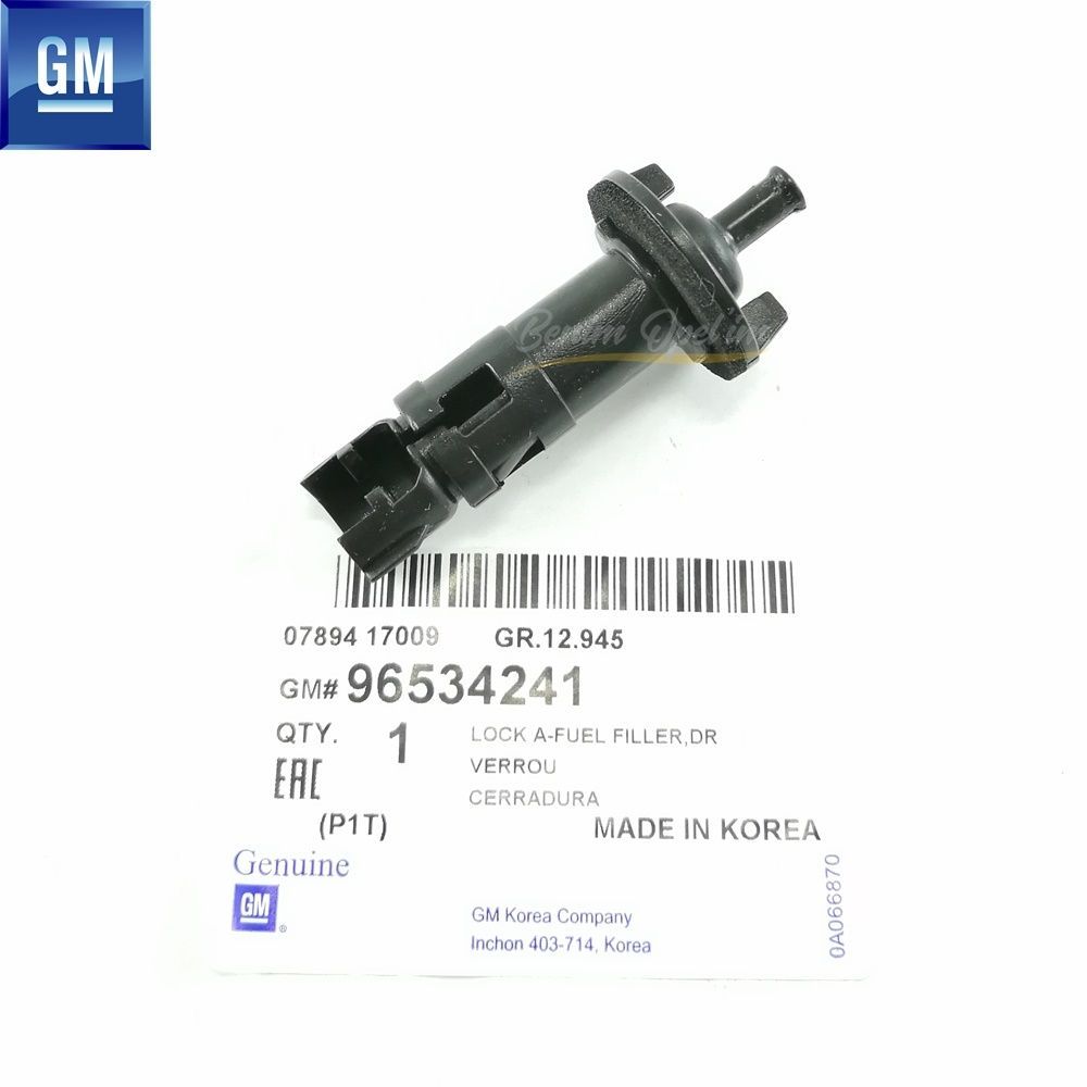 Product Code : 96534241 - Fuel Tank Cap Lock Striker Chevrolet Aveo T200/T250/T255, Kalos GM Genuine 96534241