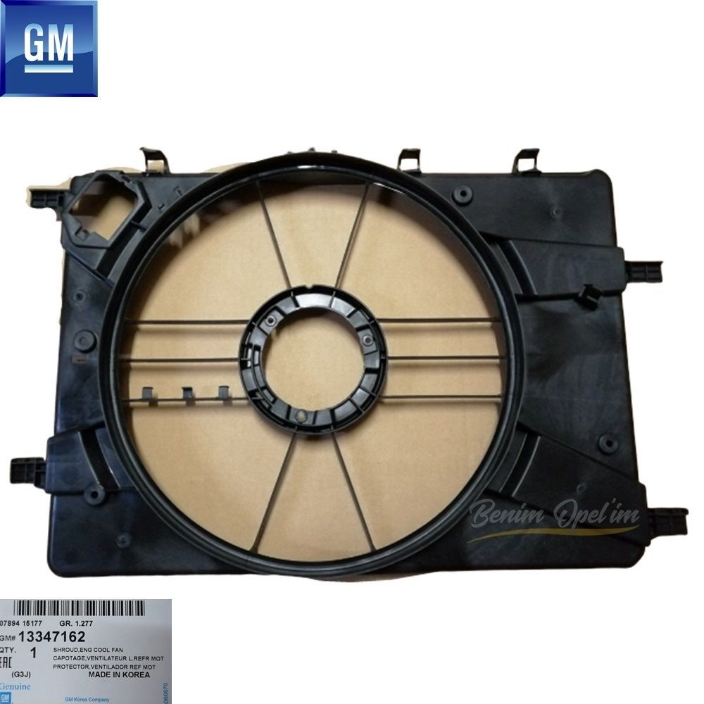 Product Code : 13347162 - Chevrolet Cruze Radiator Fan Hood F16D GM Genuine 13347162