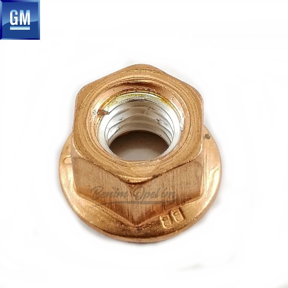 Product Code : 2066156-B - Opel, Chevrolet Copper Type Hexagonal Intake Manifold Nut M8X1.25 GM Genuine 2066156 - 11082413