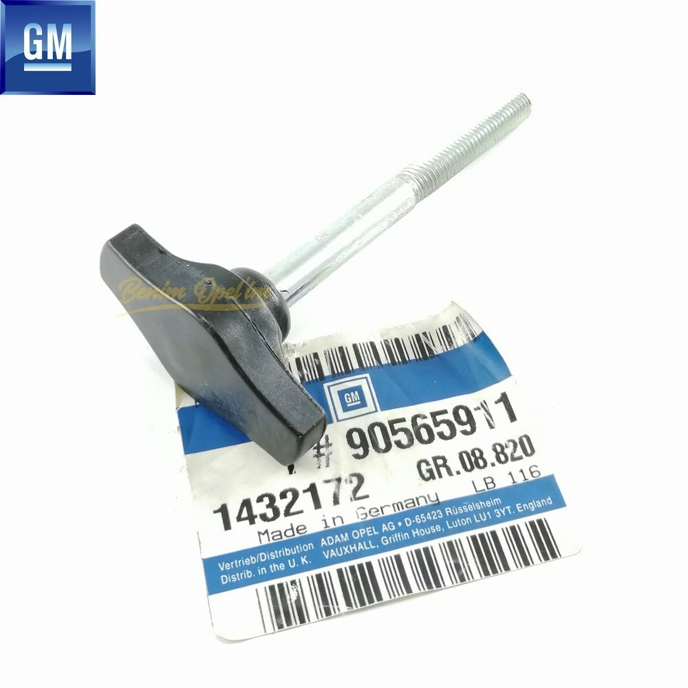 Product Code : 1432172 - Jack Fixing Bolt M8X65 Opel Corsa B, Corsa C, Tigra A, Omega B, Vectra B GM Genuine 1432172 - 90565911