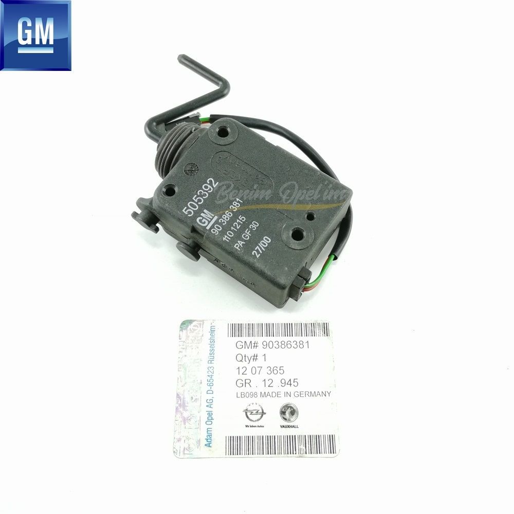 Product Code : 1207365 - Opel Corsa B Fuel Tank Cap Lock Motor GM Genuine 1207365 - 90386381