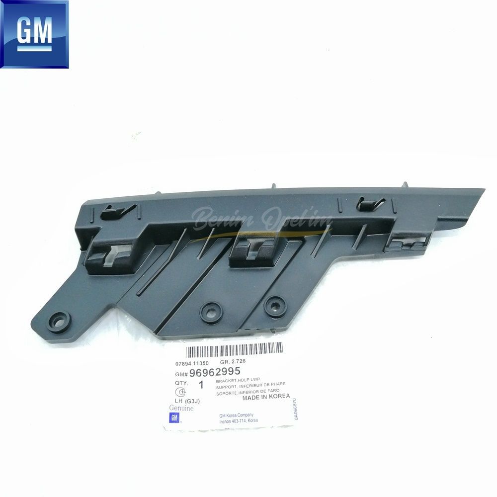 Product Code : 96962995 - Chevrolet Cruze Left Front Headlamp Bracket GM Genuine 96962995 - 95470885