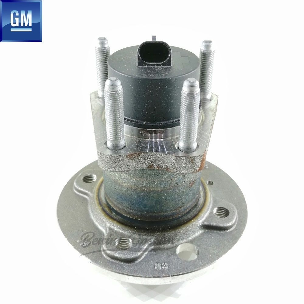 4 Wheel Rear Wheel Hub with Abs Absorber Opel Astra G, Zafira A, Corsa C, Meriva A, Vectra A, Vectra B GM Original 1604003 - 9120128