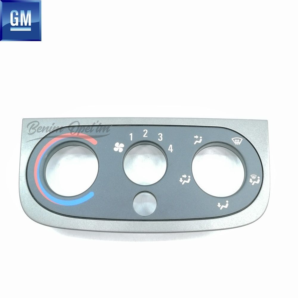 Opel Tigra B, Corsa C Heater Control Penel Cover Grey GM Genuine 7209581 - 13189920