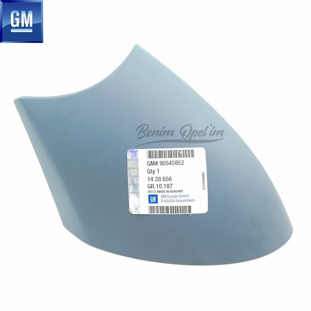 Opel Vectra B 1996-1999Large Type Right Outside Rear View Mirror Cover Primer GM Genuine 1428656 - 90545852 - 90545852