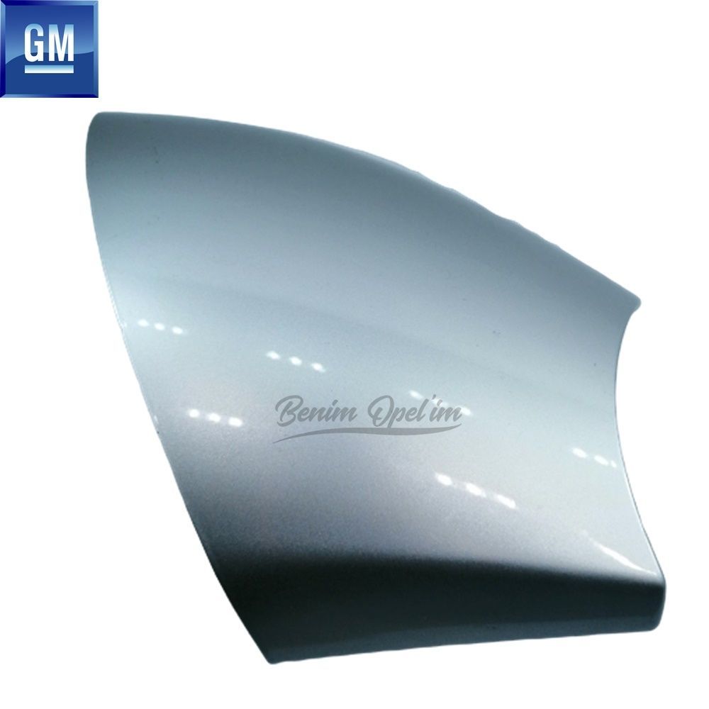 Product Code : 1428657 - Opel Vectra B Left Outside Rear View Mirror Cover Silver Grey (Large Type) GM Genuine 1428657 - 90545851