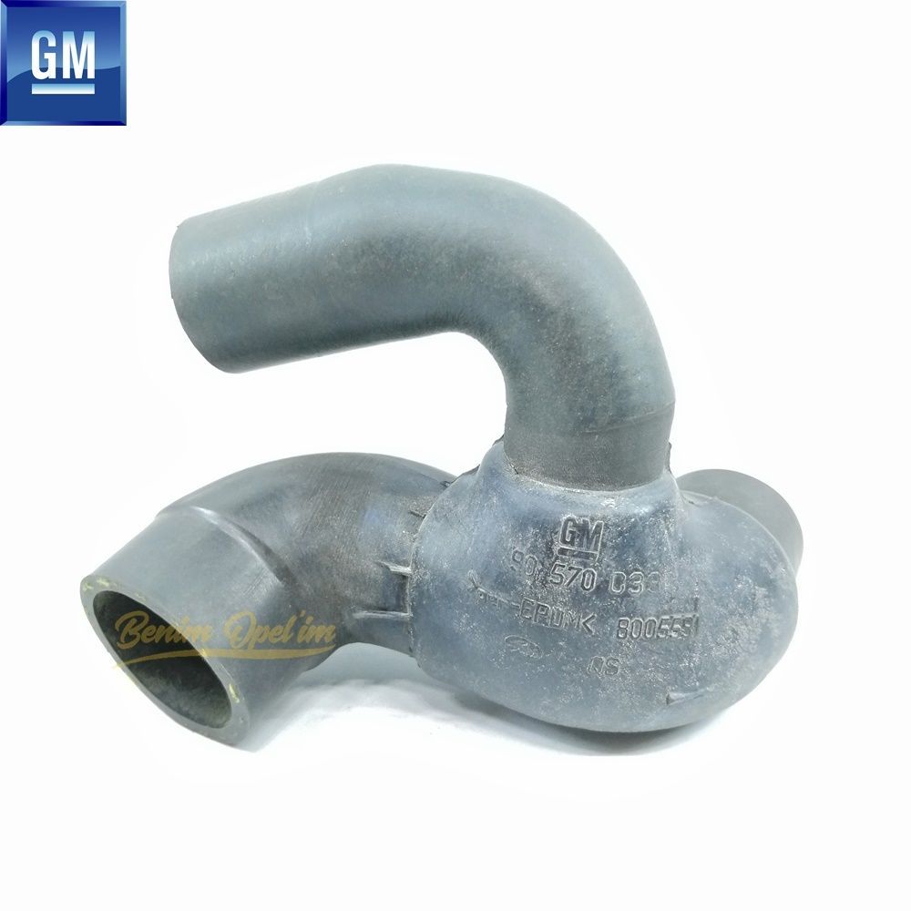 Three Outlet Engine Block Water Hose (RJ) Opel Astra F Calibra Kadett E Vectra A GM Genuine 1337393 - 90570033