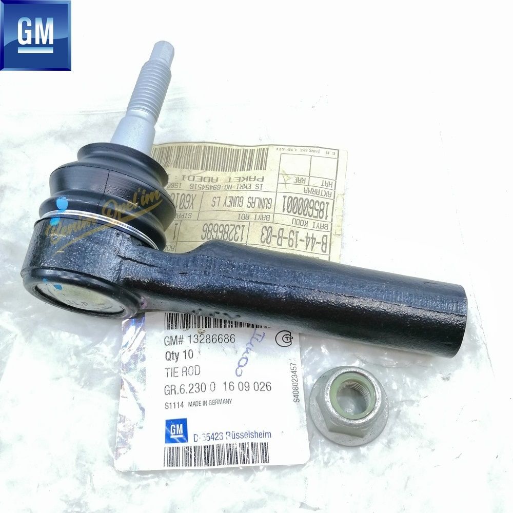 Product Code : 1609026 - Short Tie Rod End Right Left Compatible Chevrolet Cruze, Opel Astra J, Insignia A, Zafira C GM Genuine 1609026 - 13286686