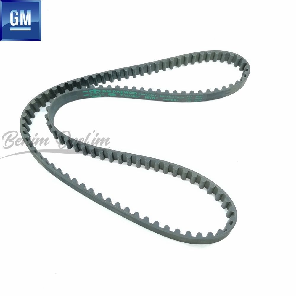 Product Code : 96352407 - Chevrolet Aveo T200, T250, T255 Timing Belt 40433X17mm 1.4 8V GM Genuine 96352407 - 1380232