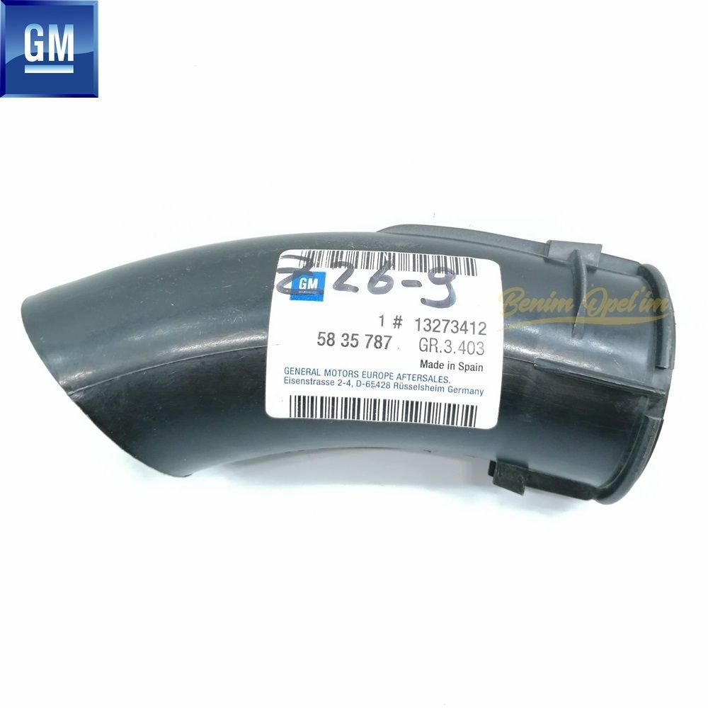 Product Code : 5835787 - Opel Astra H, Zafira B Air Filter Inlet Pipe 1.6/1.8 GM Original 5835787 - 13273412