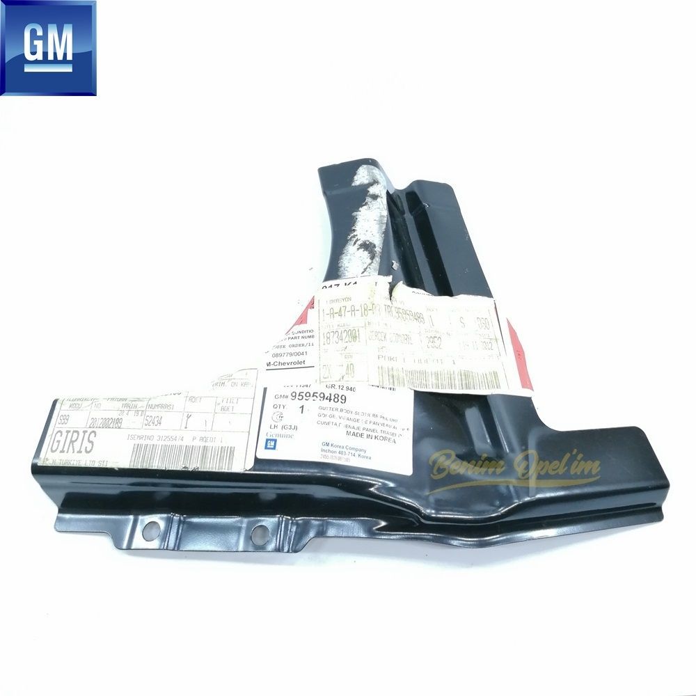 Chevrolet Cruze J300 Sedan Left Rear Fender Attachment Sheet GM Genuine 95959489