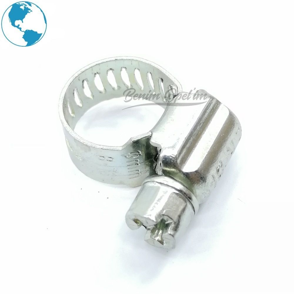 Product Code : 2094310K - Screw Thick Type Clamp 8X12mm (Hose Clamp) 1st Class Quality 2094310